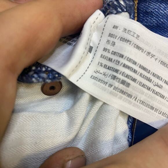 Women’s Abercrombie and Fitch the mom high rise jeans 35x20L curve love fade - Picture 10 of 10